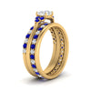 Load image into Gallery viewer, cathedral-multi-stack-sapphire-band-ring-in-FD9275ROGSABL-NL-YG