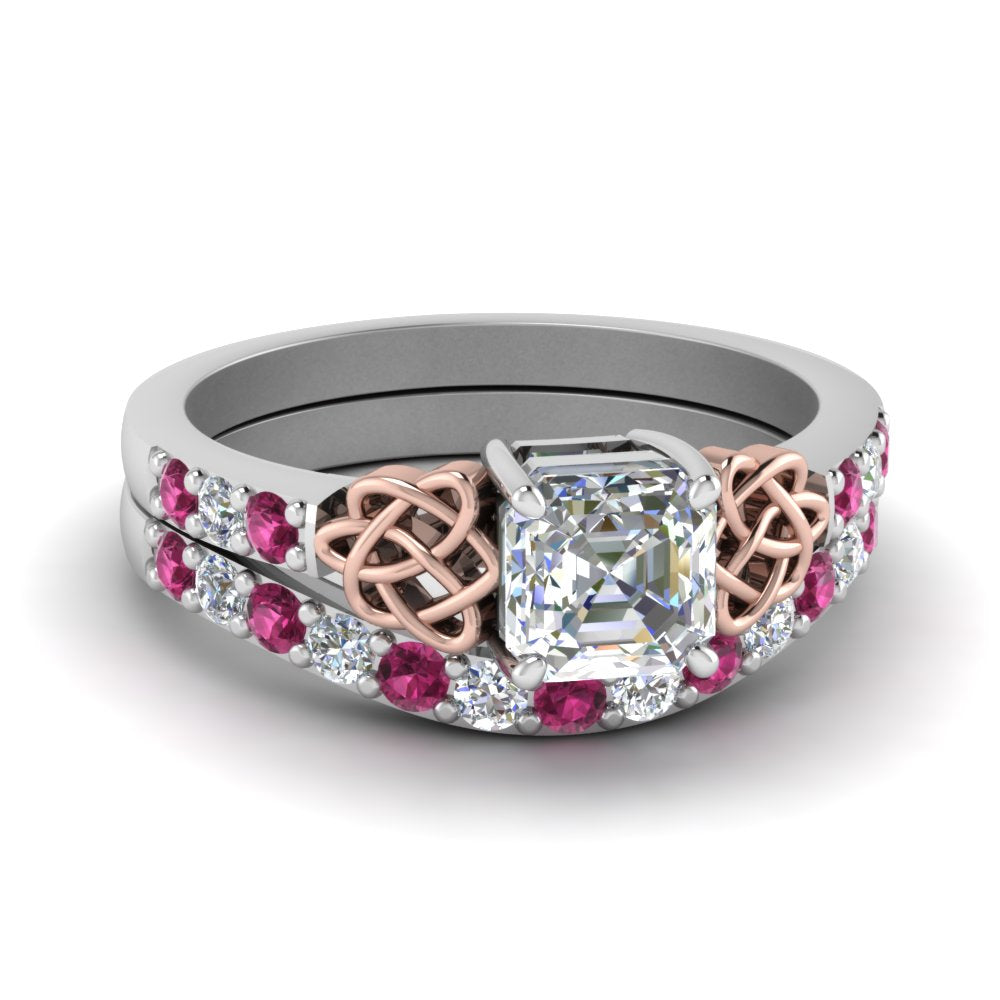 celtic-asscher-cut-diamond-wedding-ring-set-with-pink-sapphire-in-white-gold-FDENS2255B1ASGSADRPI-NL-WG_82d32231-d931-498a-8438-f030e5546269?v=1757056956