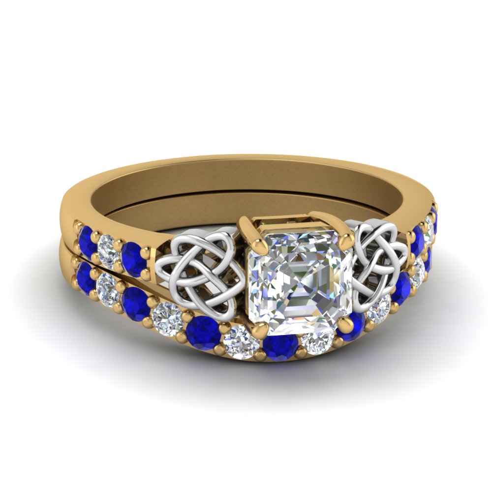 celtic-asscher-cut-diamond-wedding-ring-set-with-sapphire-in-yellow-gold-FDENS2255B1ASGSABL-NL-YG_4c929cdb-74db-4c83-8003-1a5292e8182a?v=1757056956