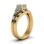 Load image into Gallery viewer, celtic-asscher-cut-wedding-ring-set-with-black-diamond-in-yellow-gold-FDENS2255B1ASGBLACKANGLE2-NL-YG_62c63f28-16be-460f-be82-c9ca7000dcd8?v=1757056956
