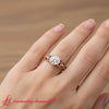 Load image into Gallery viewer, celtic-bezel-round-engagement-ring-rose-gold-fdenr10030-model