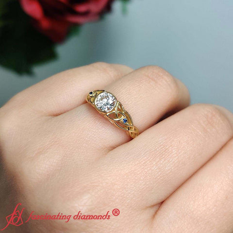 celtic-bezel-round-sapphire-engagement-ring-in-yellow-gold-FD10030ROR-YG
