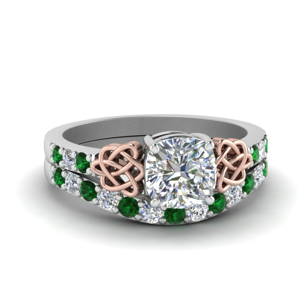 celtic-cushion-cut-diamond-wedding-ring-set-with-emerald-in-white-gold-FDENS2255B1CUGEMGR-NL-WG_e23eef34-0dac-4247-b9ef-bb36feb3c73a?v=1757065044