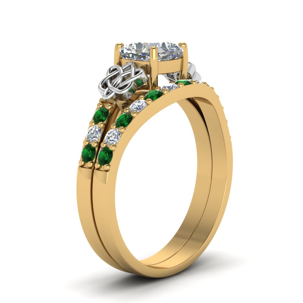 celtic-cushion-cut-diamond-wedding-ring-set-with-emerald-in-yellow-gold-FDENS2255B1CUGEMGRANGLE2-NL-YG_e68865f0-6e57-403c-a49c-4842e99c9c4b?v=1757065024
