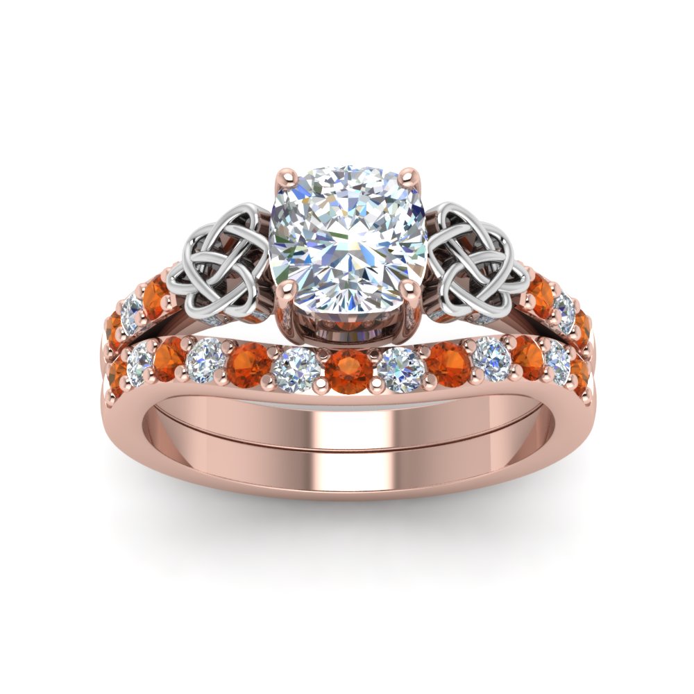 celtic-cushion-cut-diamond-wedding-ring-set-with-orange-sapphire-in-rose-gold-FDENS2255B1CUGSAORANGLE5-NL-RG_fa2b444f-5bc6-4b5a-ad2b-37a584129714?v=1757065044