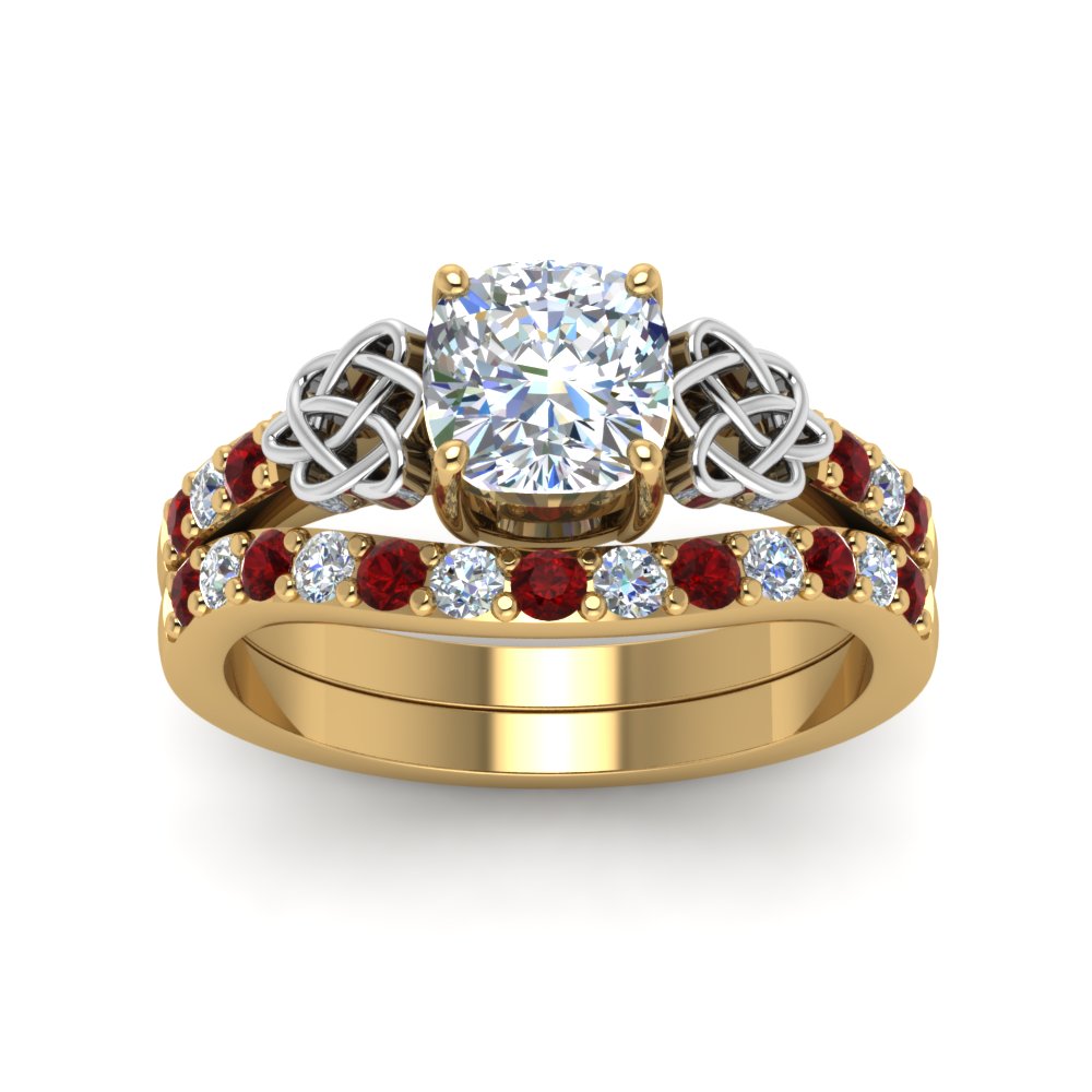 celtic-cushion-cut-diamond-wedding-ring-set-with-ruby-in-yellow-gold-FDENS2255B1CUGRUDRANGLE5-NL-YG_dfe6ed5d-7723-414a-b317-1b8f60055b87?v=1757065024
