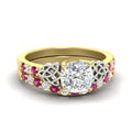 Thumbnail 40 - celtic-cushion-cut-pink-sapphire-wedding-ring-set-in-yellow-gold-fdens2255cugsadrpisleep-nl-yg-ws1.jpg