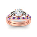 Thumbnail 101 - celtic-cushion-cut-purple-topaz-wedding-ring-set-in-rose-gold-fdens2255cugvitoangle5-nl-rg-ws1.jpg