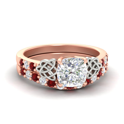 celtic-cushion-cut-ruby-wedding-ring-set-in-rose-gold-fdens2255cugrudrsleep-nl-rg-ws1.jpg