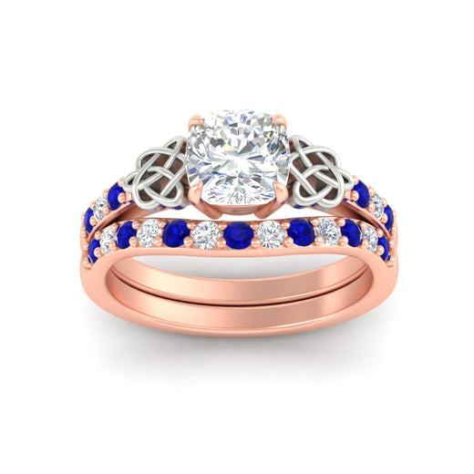 celtic-cushion-cut-sapphire-wedding-ring-set-in-rose-gold-fdens2255cugsablangle5-nl-rg-ws1.jpg