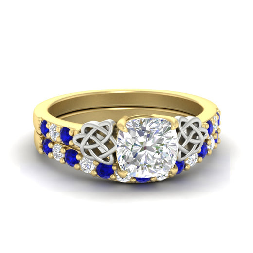 celtic-cushion-cut-sapphire-wedding-ring-set-in-yellow-gold-fdens2255cugsablsleep-nl-yg-ws1.jpg