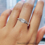 Load image into Gallery viewer, celtic-diamond-ring-in-rose-gold-FDENS2255-CUR-RG-HAND
