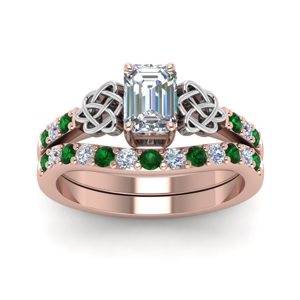 celtic-emerald-cut-diamond-wedding-ring-set-with-emerald-in-rose-gold-FDENS2255B1EMGEMGRANGLE5-NL-RG?v=1757056884
