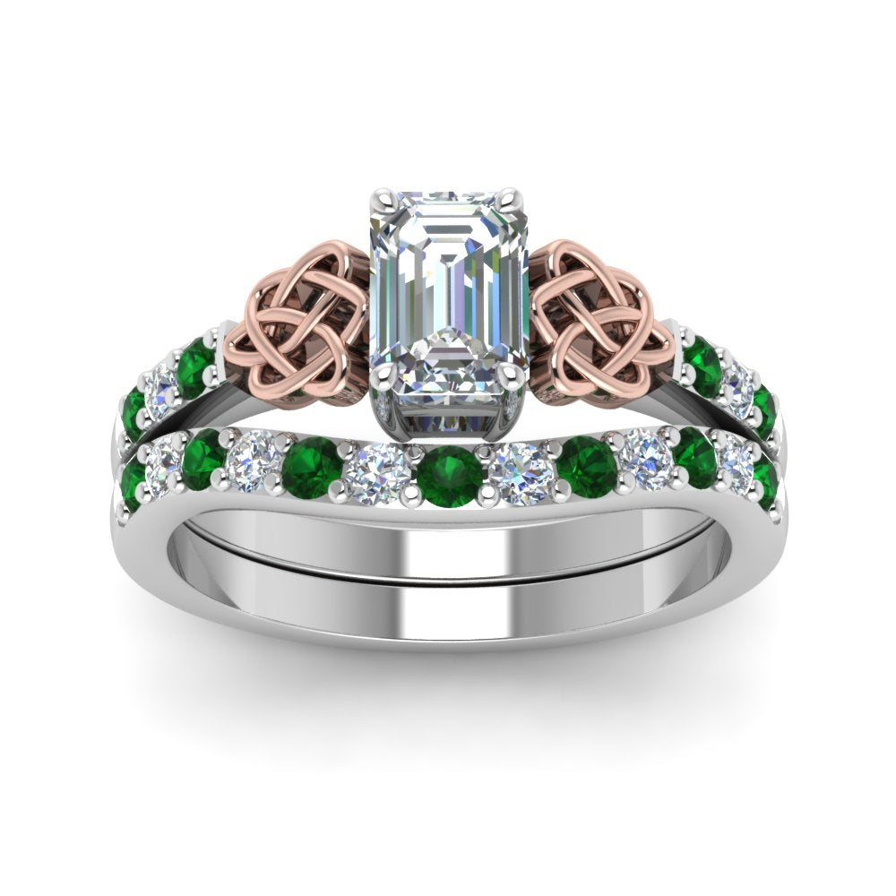 celtic-emerald-cut-diamond-wedding-ring-set-with-emerald-in-white-gold-FDENS2255B1EMGEMGRANGLE5-NL-WG?v=1757056884