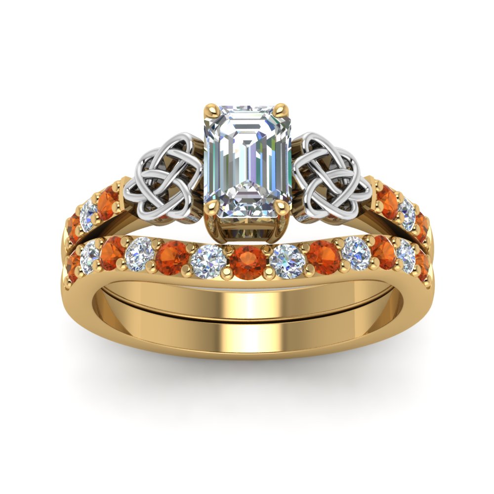 celtic-emerald-cut-diamond-wedding-ring-set-with-orange-sapphire-in-yellow-gold-FDENS2255B1EMGSAORANGLE5-NL-YG_59c6dc5a-0733-48b7-952b-722270d3da25?v=1757056977