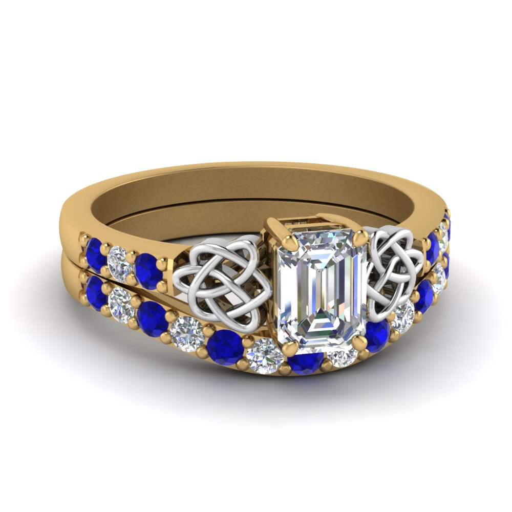 celtic-emerald-cut-diamond-wedding-ring-set-with-sapphire-in-yellow-gold-FDENS2255B1EMGSABL-NL-YG?v=1757056883