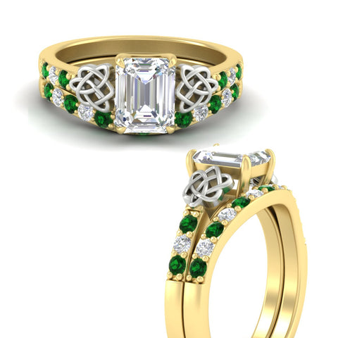 celtic-emerald-cut-emerald-wedding-ring-set-in-yellow-gold-fdens2255emgemgrangle3-nl-yg-ws1.jpg