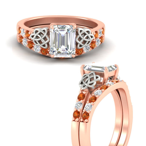 celtic-emerald-cut-orange-sapphire-wedding-ring-set-in-rose-gold-fdens2255emgsaorangle3-nl-rg-ws1.jpg