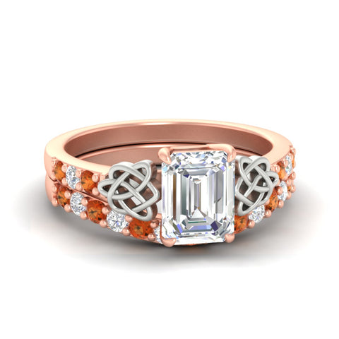 celtic-emerald-cut-orange-sapphire-wedding-ring-set-in-rose-gold-fdens2255emgsaorsleep-nl-rg-ws1.jpg