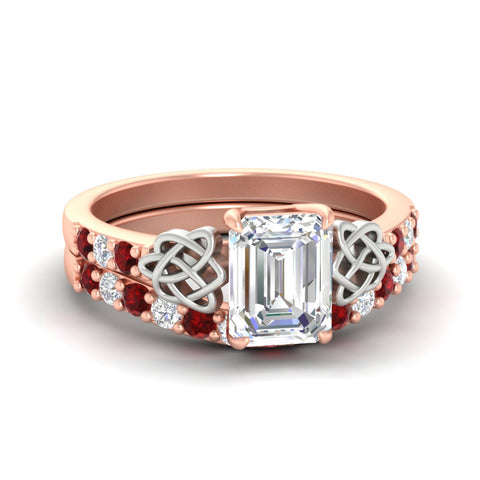 celtic-emerald-cut-ruby-wedding-ring-set-in-rose-gold-fdens2255emgrudrsleep-nl-rg-ws1.jpg