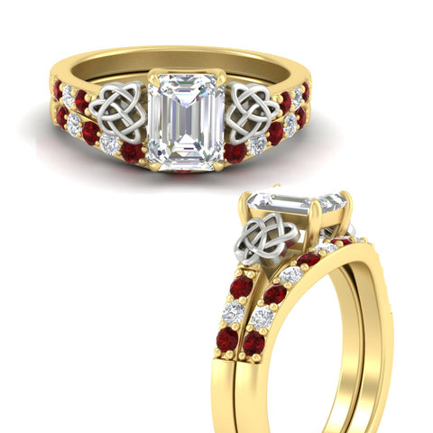 celtic-emerald-cut-ruby-wedding-ring-set-in-yellow-gold-fdens2255emgrudrangle3-nl-yg-ws1.jpg