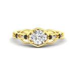 Load image into Gallery viewer, celtic-infinity-round-cut-black-diamond-engagement-ring-in-yellow-gold-fdenr11611rorgblacksleep-nl-yg.jpg?v=1764671682