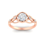 Load image into Gallery viewer, celtic-infinity-round-cut-diamond-engagement-ring-in-rose-gold-fdenr11611rorangle5-nl-rg.jpg?v=1764671682