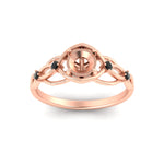 Load image into Gallery viewer, celtic-infinity-semi-mount-black-diamond-engagement-ring-in-rose-gold-fdenr11611smgblackangle5-nl-rg.jpg?v=1764671740