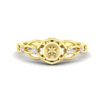 Load image into Gallery viewer, celtic-infinity-semi-mount-diamond-engagement-ring-in-yellow-gold-fdenr11611smsleep-nl-yg.jpg?v=1764671740