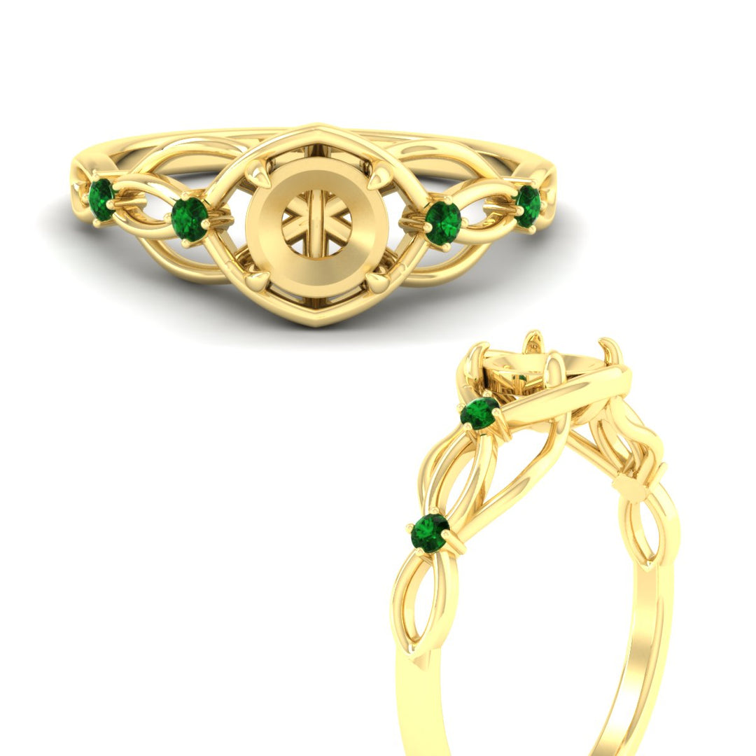 celtic-infinity-semi-mount-emerald-engagement-ring-in-yellow-gold-fdenr11611smgemgrangle3-nl-yg.jpg?v=1764671740