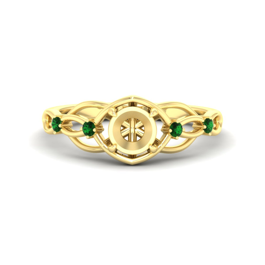 celtic-infinity-semi-mount-emerald-engagement-ring-in-yellow-gold-fdenr11611smgemgrsleep-nl-yg.jpg?v=1764671740
