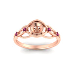 Load image into Gallery viewer, celtic-infinity-semi-mount-pink-sapphire-engagement-ring-in-rose-gold-fdenr11611smgsadrpiangle5-nl-rg.jpg?v=1764671740