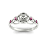 Load image into Gallery viewer, celtic-infinity-semi-mount-pink-sapphire-engagement-ring-in-white-gold-fdenr11611smgsadrpiangle5-nl-wg.jpg?v=1764671740