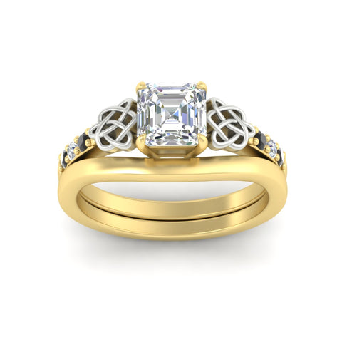celtic-knot-asscher-cut-black-diamond-ring-with-plain-band-set-in-yellow-gold-fdens2255asgblackangle5-nl-yg-ws3.jpg