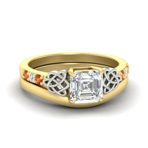 celtic-knot-asscher-cut-orange-sapphire-ring-with-plain-band-set-in-yellow-gold-fdens2255asgsaorsleep-nl-yg-ws3.jpg