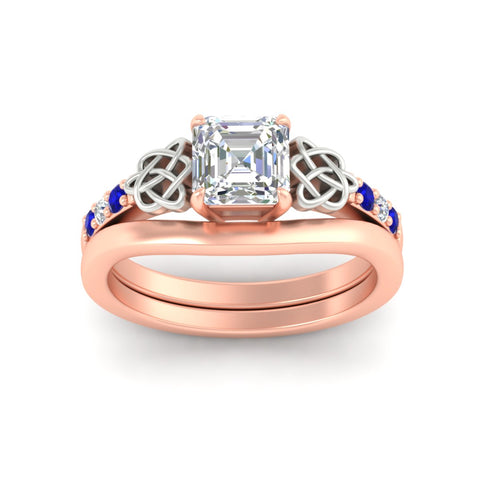 celtic-knot-asscher-cut-sapphire-ring-with-plain-band-set-in-rose-gold-fdens2255asgsablangle5-nl-rg-ws3.jpg