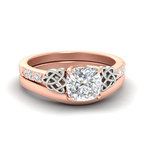 celtic-knot-cushion-cut-diamond-ring-with-plain-band-set-in-rose-gold-fdens2255cusleep-nl-rg-ws3.jpg