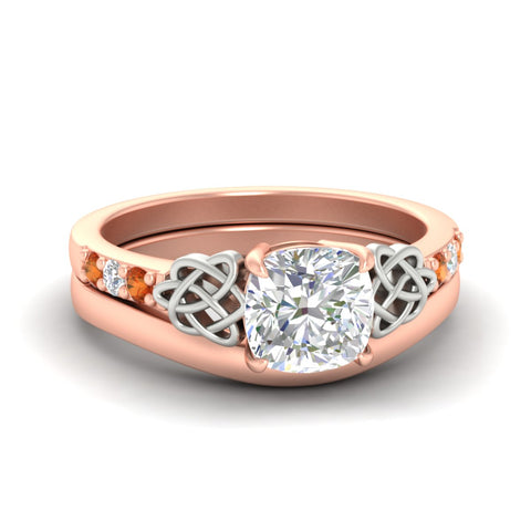 celtic-knot-cushion-cut-orange-sapphire-ring-with-plain-band-set-in-rose-gold-fdens2255cugsaorsleep-nl-rg-ws3.jpg