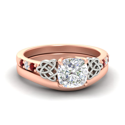 celtic-knot-cushion-cut-ruby-ring-with-plain-band-set-in-rose-gold-fdens2255cugrudrsleep-nl-rg-ws3.jpg