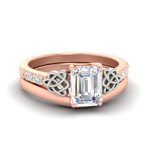 celtic-knot-emerald-cut-diamond-ring-with-plain-band-set-in-rose-gold-fdens2255emsleep-nl-rg-ws3.jpg