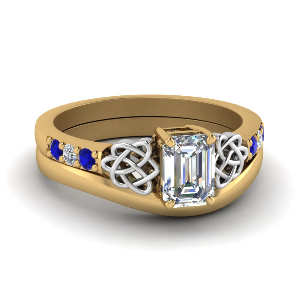 celtic-knot-emerald-cut-diamond-ring-with-plain-band-set-with-sapphire-in-yellow-gold-FDENS2255B3EMGSABL-NL-YG_e387e0b9-d180-4595-bb60-9b89581873cf?v=1756976829