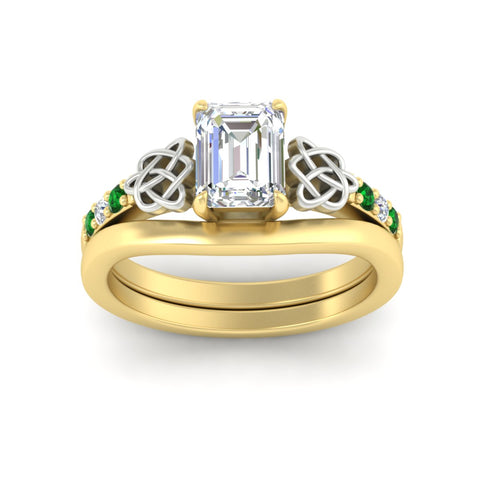 celtic-knot-emerald-cut-emerald-ring-with-plain-band-set-in-yellow-gold-fdens2255emgemgrangle5-nl-yg-ws3.jpg