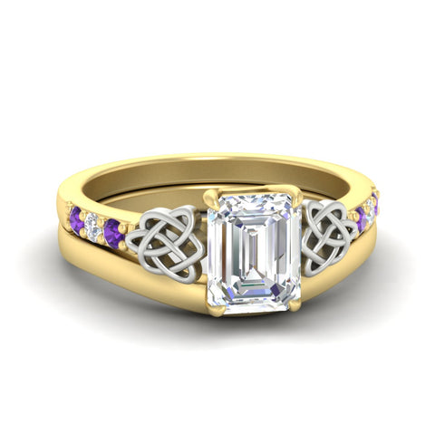 celtic-knot-emerald-cut-purple-topaz-ring-with-plain-band-set-in-yellow-gold-fdens2255emgvitosleep-nl-yg-ws3.jpg