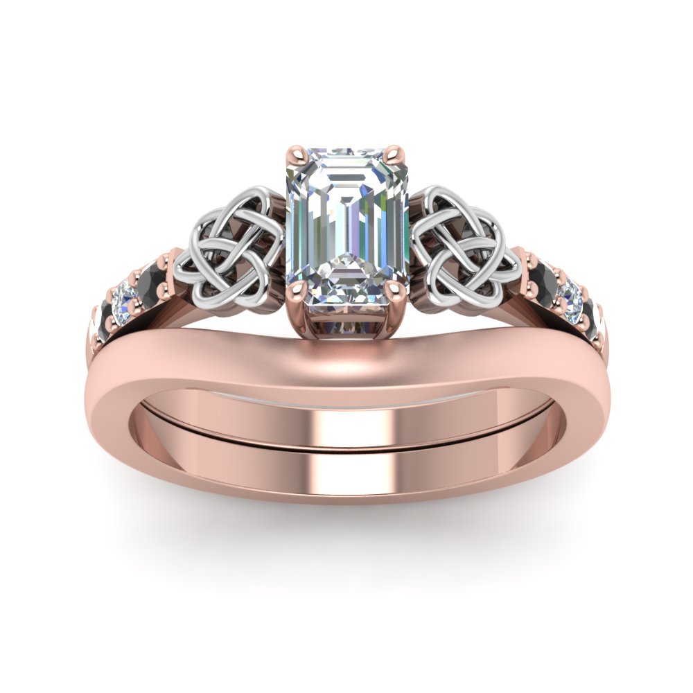 celtic-knot-emerald-cut-ring-with-plain-band-set-in-rose-gold-with-black-diamond-in-rose-gold-FDENS2255B3EMGBLACKANGLE5-NL-RG_1cda996d-5f07-4c68-a132-f9ce8e09dd42?v=1756976829