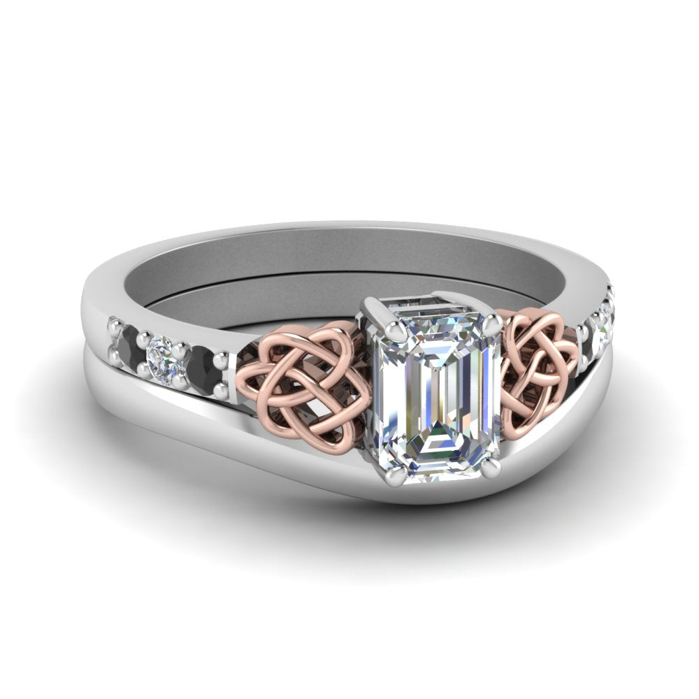 celtic-knot-emerald-cut-ring-with-plain-band-set-in-white-gold-with-black-diamond-in-white-gold-FDENS2255B3EMGBLACK-NL-WG?v=1756976736