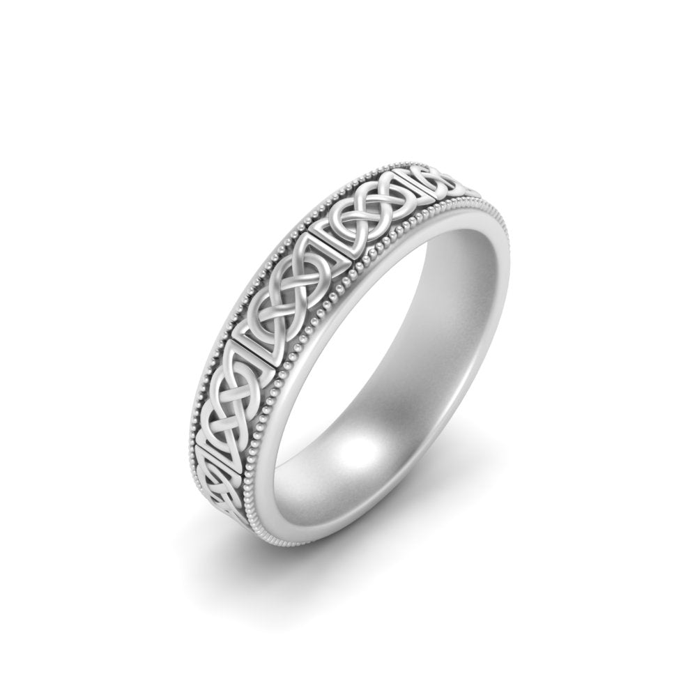 Celtic Knot Eternity Band