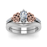 Load image into Gallery viewer, celtic-knot-marquise-cut-diamond-ring-with-plain-band-set-in-white-gold-FDENS2255B3MQANGLE5-NL-WG?v=1756976752
