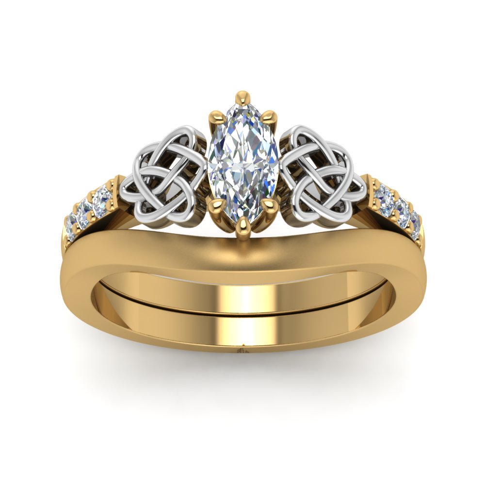 celtic-knot-marquise-cut-diamond-ring-with-plain-band-set-in-yellow-gold-FDENS2255B3MQANGLE5-NL-YG?v=1756976751