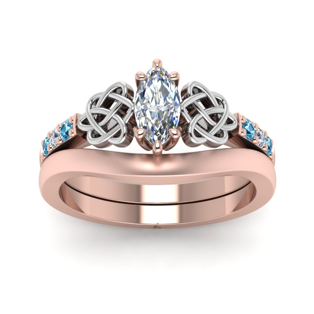 celtic-knot-marquise-cut-diamond-ring-with-plain-band-set-with-blue-topaz-in-rose-gold-FDENS2255B3MQGICBLTOANGLE5-NL-RG?v=1756976751