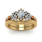 Load image into Gallery viewer, celtic-knot-marquise-cut-diamond-ring-with-plain-band-set-with-orange-sapphire-in-yellow-gold-FDENS2255B3MQGSAORANGLE5-NL-YG_3b3d75dd-cb88-463d-9d81-810e9dd4c300?v=1756976841
